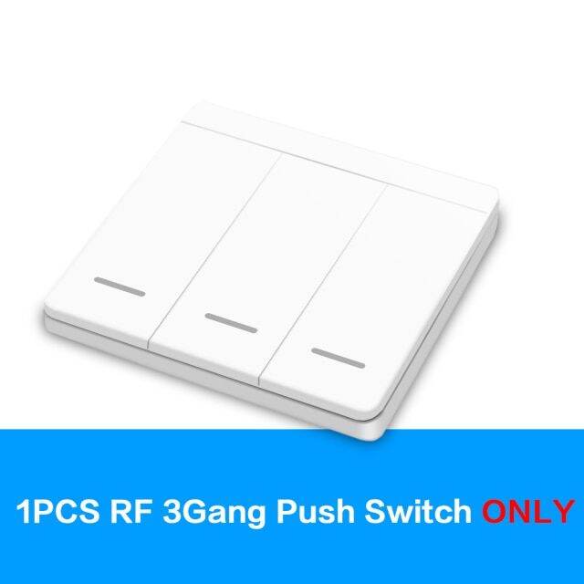 Tuya Smart WiFi Switch Light 433MHz Wireless Push Button Wall Switch