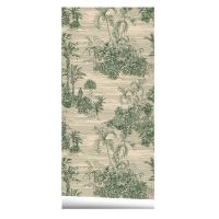 ﹊♟﹊ Southeast Asia Green Peel Stick Wallpaper Tropical Rainforest Plant Wall Paper Jungle Self Adhesive Cabinet Shelf Vinyl Film