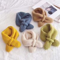 ✕♧◐  2023 Winter Baby Scarf Soft Warm Knitted Kids Scarves for Girls Boy Cute Children Scarfs Toddler Neck Warmer Infant Acccessories