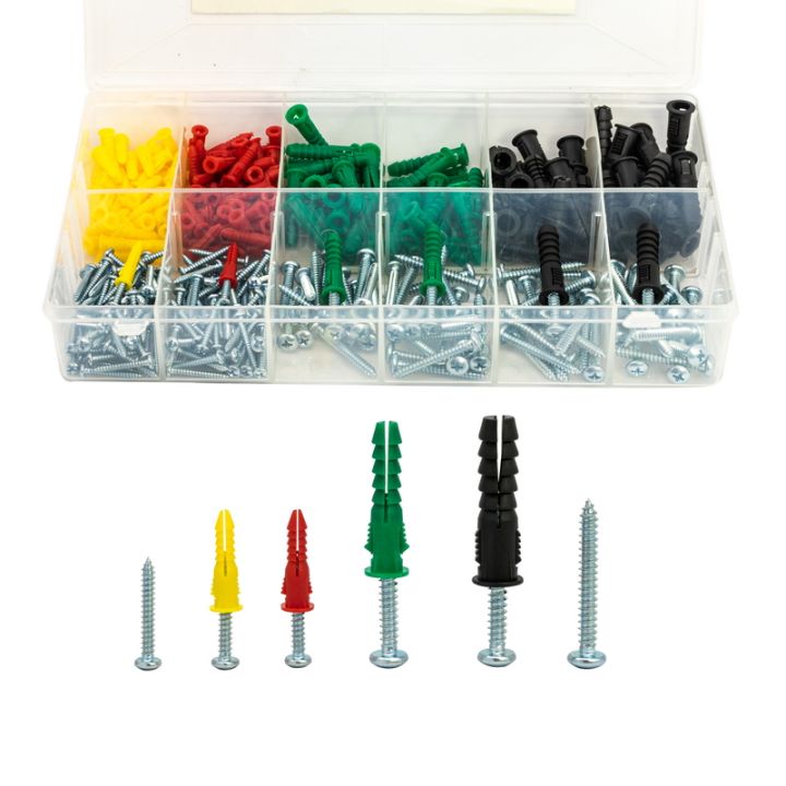 Tkexcellent Phillips Pan Head Self Tapping Screws And Ribbed Anchors Assortment Screws Kit Use 