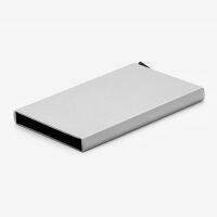 Rfid card holder fashion metal stainless steel card case business gift company card anti-theft card sets --A0509