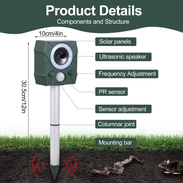 cat-mosquito-repeller-ultrasonic-solar-rat-repeller-mink-repeller-usb-rechargeable-waterproof-led-light-garden-mink-repeller-effective-against-cats-dogs-birds-rats-mink