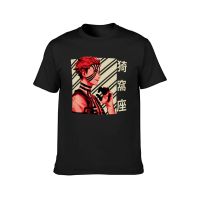 Mens Tshirts Akaza Vintage Art Demon Slayer Basic T Shirts Kimetsu No Yaiba Anime Sleeve Cotton Printed T Shirt Short