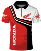 XZX180305  Hot 2023 HONDA Motorcycles 3d Polo POLO shirt 3 Size：xs-6xl   23