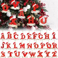 Christmas Tree Decoration Letter Pendant 26 Letters Home Holiday acrylic DIY Pendant Xmas 2024 New Year Decor Ornament Navidad Christmas Ornaments