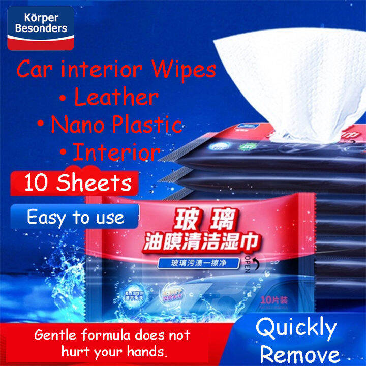 Automotive Interior Cleaning Wipes, Leather Coating, Refurbishment