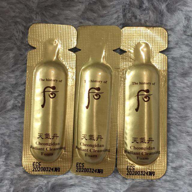 the-history-of-whoo-cheongidan-radiant-cleansing-foam-1ml-โฟมล้างหน้า-โฟมล้างหน้าลดสิว-ผิวหน้าเนียน-กระชับ-เต่งตึง-ขจัดสิ่งสกปรกในรูขุมขน-สินค้าพร้อมส่ง