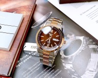 Đồng hồ Namchính hãng Seiko 5 Automatic SNKP18J1 Size 42,Demi vàng hồng thumbnail