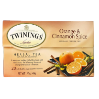 Twinings Herbal Tea Orange &amp; Cinnamon Spice Caffeine Free รสเครื่องเทศส้มและซินนาม่อน ปราศจากคาเฟอีน