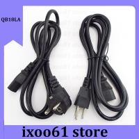 ixoo61 store Euro Plug to EU AU Extension Electric LCD Cord 1.5m  For Monitor Printer IEC C13 AC