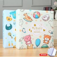 6-inch Photo Album Writable Collection of Children Growth Photos 200pcs High-capacity Hard Shell Paper Interleaf Albums  Photo Albums