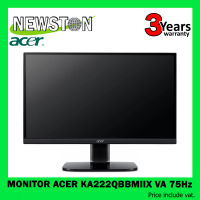 MONITOR (จอมอนิเตอร์) ACER 21.5" KA222QBbmiix (VA 75Hz)