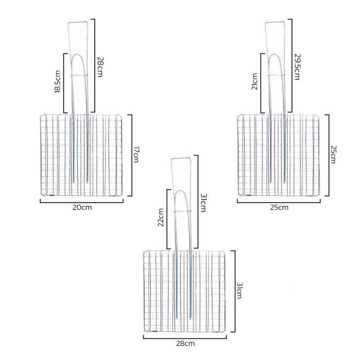 ตะแกรงปิ้งย่าง-ตะแกรงย่าง-ตะแกรงปิ้งอาหาร-ตะแกรงสแตนเลส-ตะแกรงอาหาร-ขนาด-20-25-28-cm-คุณภาพดี-ทนทาน-แข็งแรง-ด้ามจับมีที่ล็อค-nbsp-bleenhouse
