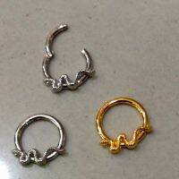 Stainless Steel Fancy Design Nose Septum Clickers or จิวสแตนเลสใส่จมูกและหูแบบคลิ้ก