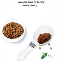 Pet Food Scale Electronic Measuring Tool For Dog Cat Feeding Bowl Measuring Spoon Kitchen Scale Digital Display 0 800g