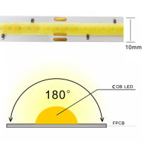 COB CCT LED Strip 12V 24V 608LEDs High Density Flexible FOB Tape Lights RA90 Warm White Cool White Linear Dimmable LED Band