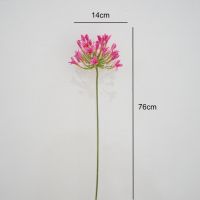 【DT】 hot  Widely Use Portable Realistic Good Visual Effect Simulation Flower Artificial Agapanthus Flower for Living Room