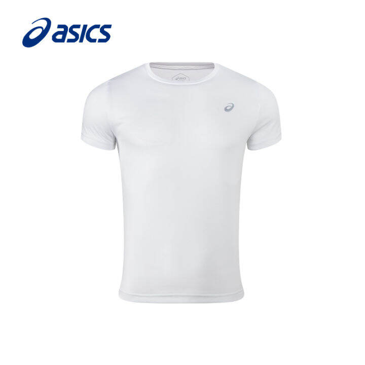 asics-arthur-เสื้อยืดแขนสั้นสำหรับผู้ชาย-เสื้อกีฬาคอกลมระบายอากาศได้ดีใหม่สำหรับฤดูหนาว