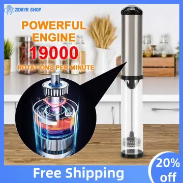 Soft Stainless Steel Coffee Handheld Electric Milk Steamer Frother - China  Electric Milk Steamer Frother and Coffee Milk Frother price