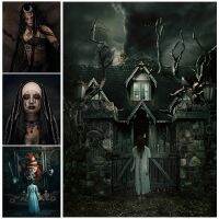 ■❡ แม่ชีและแม่มดที่ละทิ้งศรัทธาของพวกเขา Wall Art ภาพวาดผ้าใบ Haunted House พิมพ์โปสเตอร์ตกแต่งบ้าน Unframed