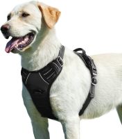 【LZ】 Dog Harness No Pull Dog Walking Harness with Reflective Adjustable Soft Padded Vest Handle No-Choke Pet Harness for Large Dogs
