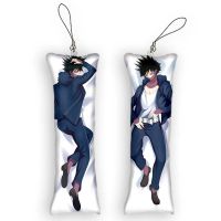 My Hero Academia Dabi Keychain Mini Dakimakura Pendant Anime 2 Side Cartoon Cute Small Body Pillow Pendants