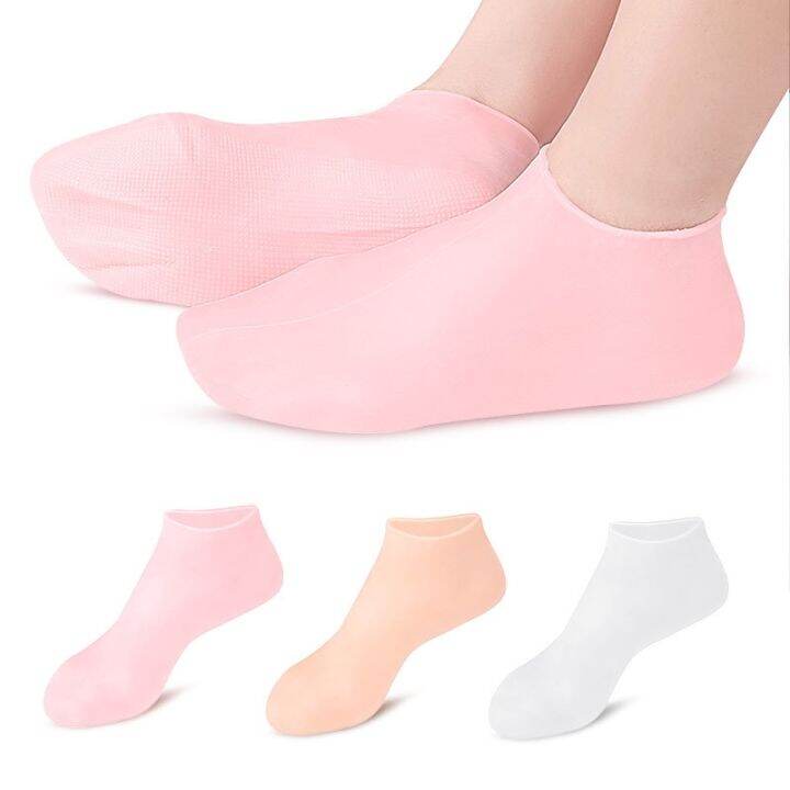 [Footprint Tribe] Feet Care Socks Spa Home Use New Silicone