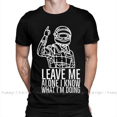 Formula 1 F1 Leave Me Alone Kimi Raikkonen Racer Print Cotton T-Shirt Camiseta Hombre For Men Fashion Streetwear Shirt Gift