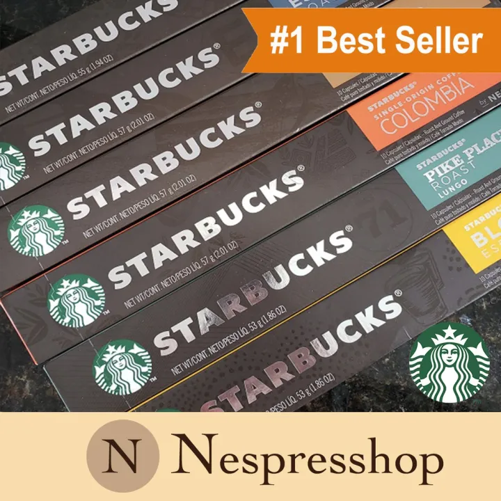 ♛ของแท้ 100 นำเข้าจากยุโรป ++ Starbucks Aluminium Capsule แคปซูลแบบอลูมิเนียม 100 สตาร์บัคสำหรับ