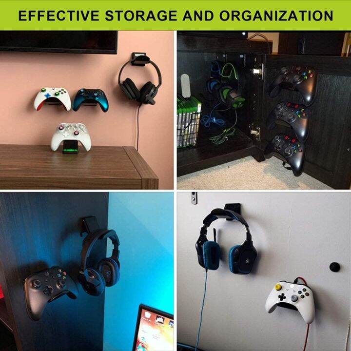 hot-headphone-bracket-hanger-under-desk-wall-mounted-headset-holder-earphone-display-x-box-ps5-games