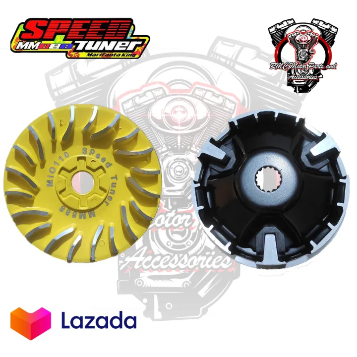 SPEEDTUNER PULLEY SET V2 For Mio Sporty/Soulty/Fino carb/Msi115 carb