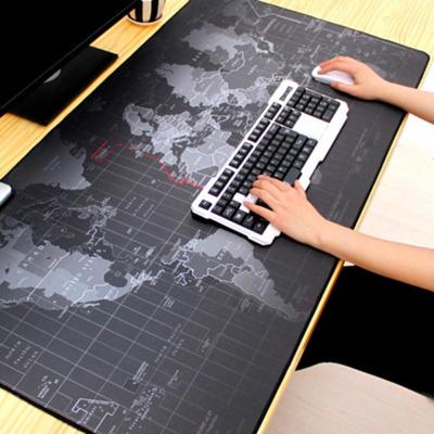 Anti-Slip World Map Gaming Mouse Mice Keyboard Pad Mat Cushion for PC Laptop Basic Keyboards