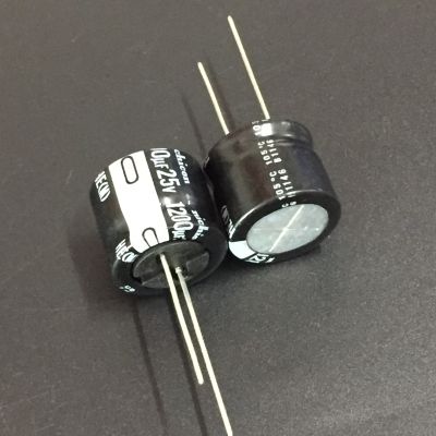 5pcs/50pcs 1200uF 25V NICHICON HE Series 18x16mm Extremely Low Impedance 25V1200uF Aluminum Electrolytic Capacitor