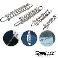 Sealux Cable Tension spring Dog Tie Mooring spring Shock Absorbing Extra-S Marine Grade Stainless Steel 304 for Boat Yacht Park