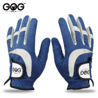 6 Pcs Golf Gloves Men Blue Microfiber All Weather Worn on Left Hand For Right Handed Golfer Wholesale