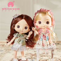 New 16 cm BJD Mini Doll 13 Movable Joint Girl Baby 3D Big Eyes Beautiful DIY Toy Doll With Clothes Dress Up 112 Fashion Doll