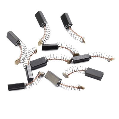 10pcs Carbon Brushes Electric Motors Carbon Brushes Replacement For  Angle Grinders Electric Hammer Drills Power Tool Access Rotary Tool Parts Accesso