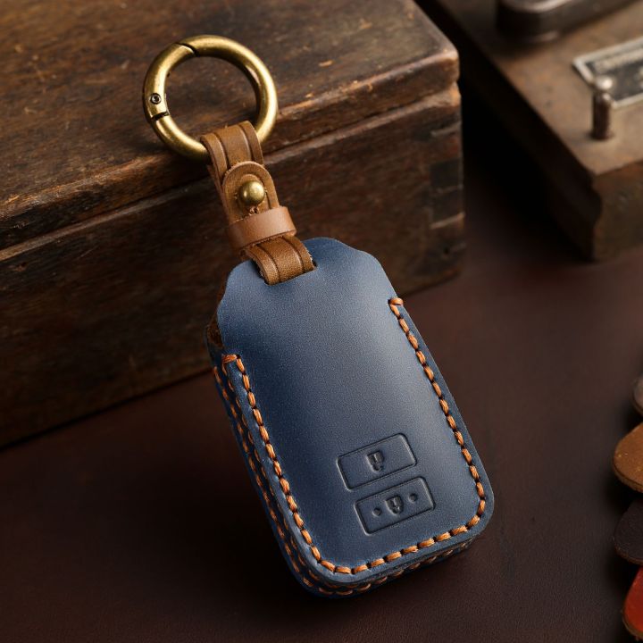 car-key-case-genuine-leather-cover-for-toyota-x-yaris-vios-keyring-holder-shell