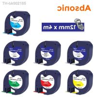 ♕☽ 1PCS 91201 12267 91200 12mm Label Compatible for Dymo Letratag LT Tape 91202 91203 91204 91205 for Dymo Letratag Label Maker