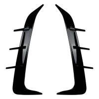 1 Pair Rear Bumper Spoiler Air Vent Cover Side Canard Rear Bumper Spoiler Rear Bumper Spoiler Side Canard for BMW X6 G06 2019-2023 Bright Black