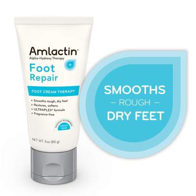 ครีมทาเท้าสูตรเข้มข้น AmLactin Foot Repair Alpha-Hydroxy Therapy 3oz [85 g] (Exp. 10/2024)