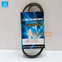 MITSUBOSHI สายพานหน้าเครื่อง 4PK855 สำหรับ NEO,BMW,E36 ร่อง 4PK สายพานเพาเวอร์ NEO 1.8