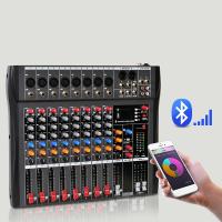 Mixer Audio Sound Mixing Dj Controller bluetooth Table Card Professional Digital Consoles Interface Console Equipment 8 Channel