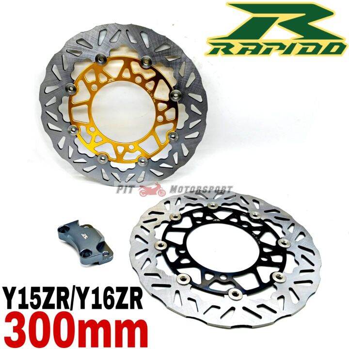 Rapido Front Disc Plate Y15ZR Y16ZR PNP Sport Rim 5 hole 5Lubang 267mm ...