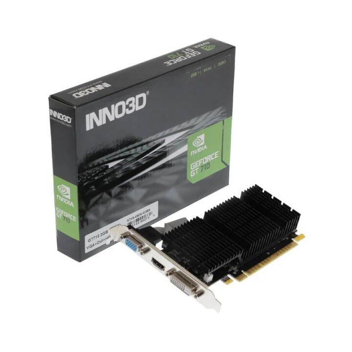 INNO3D VGA GEFORCE GT 710 LP - 2GB DDR3 [N71A-6SDV-E3BX] # อุปกรณ์ ...
