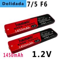 1.2V 7/5F6 67F6 1450mAh Ni-mh Chewing Gum Battery 7/5 F6 Cell for Panasonic Sony MD CD Cassette Player lithium batteries