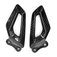 For BMW S1000RR S1000 RR Motorcycle Carbon Fiber Rearset Heel Guard Plates Covers Protector 2019 2020