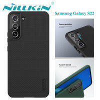 Nillkin เคส S22สำหรับ Samsung Galaxy เคสป้องกันกล้องมืออาชีพเคส Frosted สุดคลุมทั้งหมดฝาครอบด้านหลังกันกระแทกเคส Samsungs22