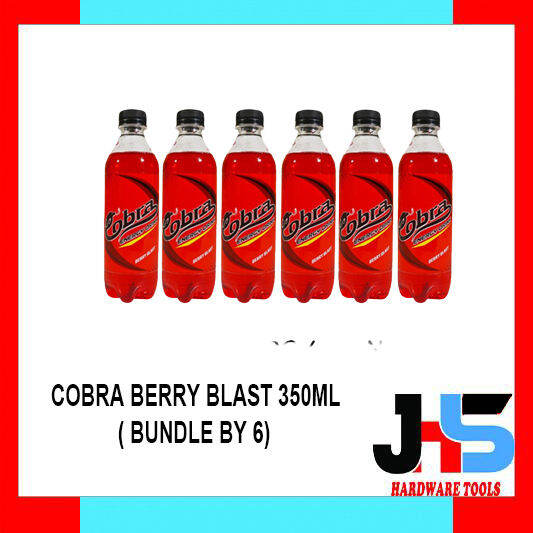 JHS COBRA ENERGY DRINK BERRY BLAST RED 350ML( BUNDLE BY 6) Lazada PH