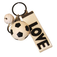 5pcs Football Keychains Decorative Soccer Key Rings Fans Gift Key Chains Soccer Fans Keychain Pendant 3D Sports Football Key